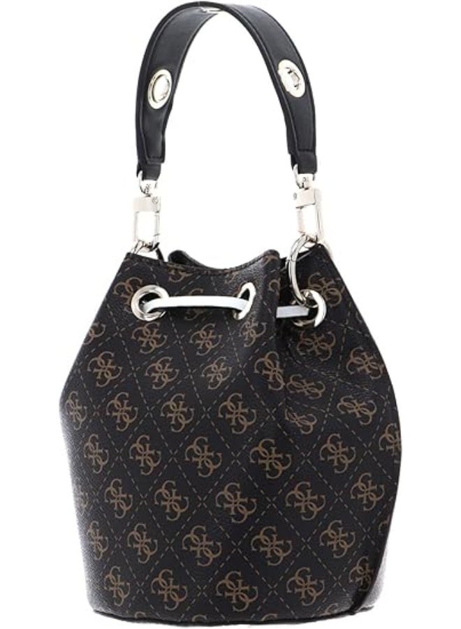 Guess Washington Mini Handbag – Black & Brown, Stylish Everyday Design - Image 5